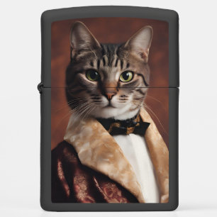 Cat in Smoking Jacket Zippo Lighter