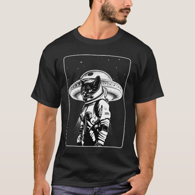 Cat in Space T-Shirt (Front)