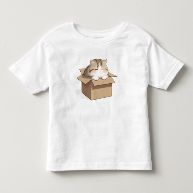 Cat in the Box Shirt (Front)