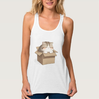 Cat in the Box T-Shirt Tank Top
