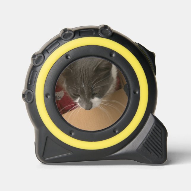 Cat in the Box Tape Measure (Front)