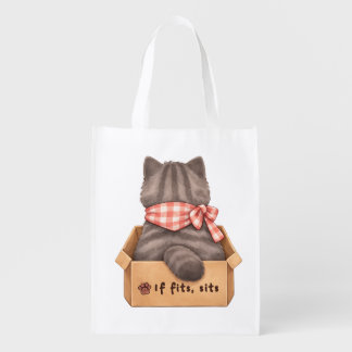 Cat in The Box Tote Bag