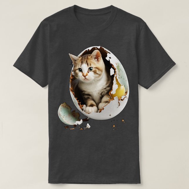 cat in the egg 11 T-Shirt (Design Front)