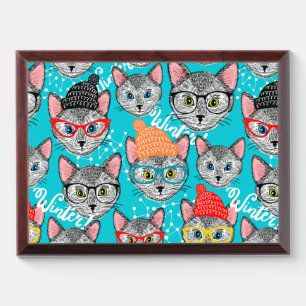 Cat in the hat award plaque