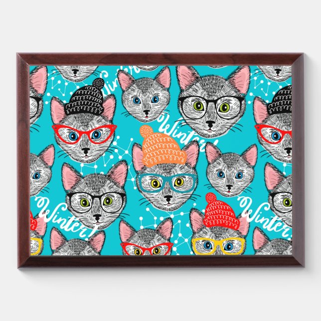 Cat in the hat award plaque (Horizontal)