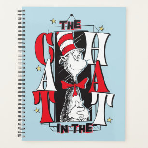 Cat In the Hat B&W Text Planner