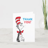 Cat in the Hat Baby Shower Thank You
