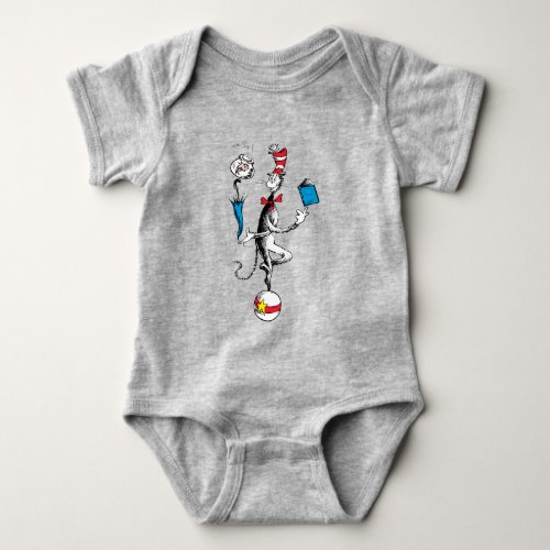 Cat in the Hat Balancing Act Baby Bodysuit