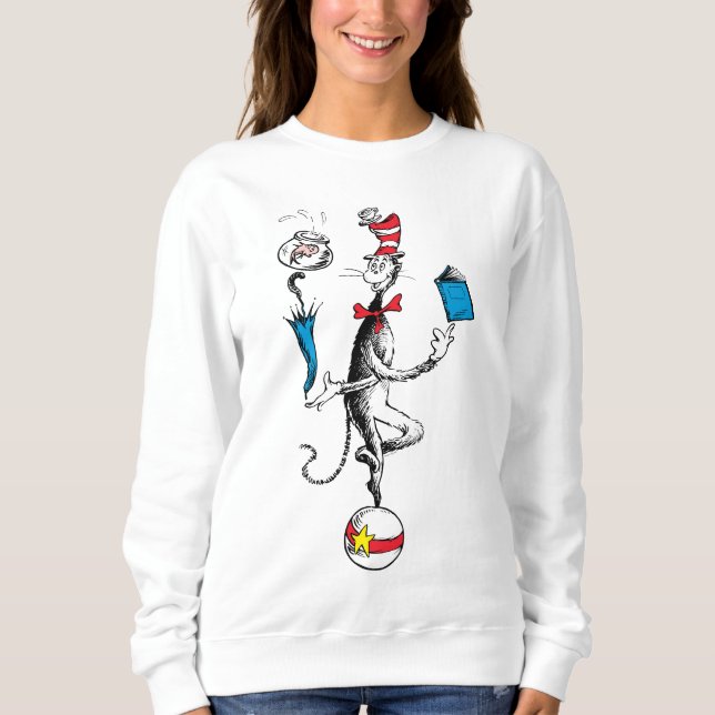 Cat in the Hat Balancing Act Sweatshirt (Front)
