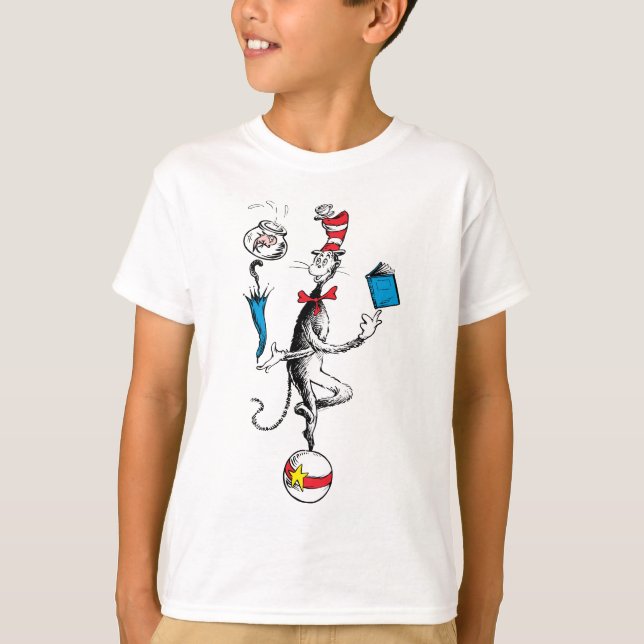 Cat in the Hat Balancing Act T-Shirt (Front)