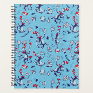 Cat In The Hat Blue Pattern Planner