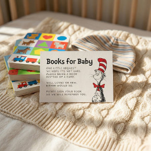 Cat in the Hat Books for Baby Insert Card