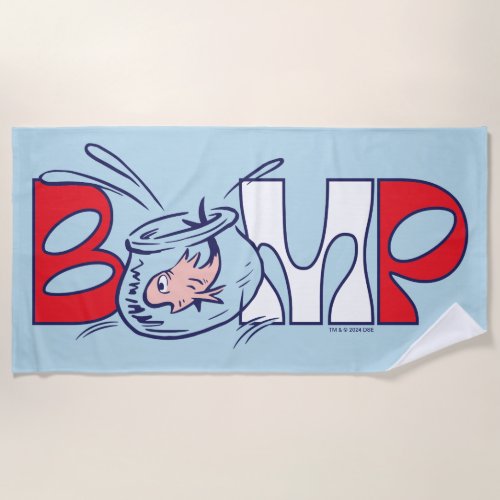 Cat In the Hat  Bump Beach Towel