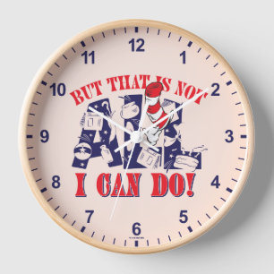 Cat in the Hat   But That Is Not All I Can Do Clock