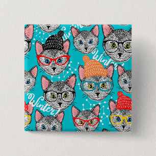 Cat in the hat button