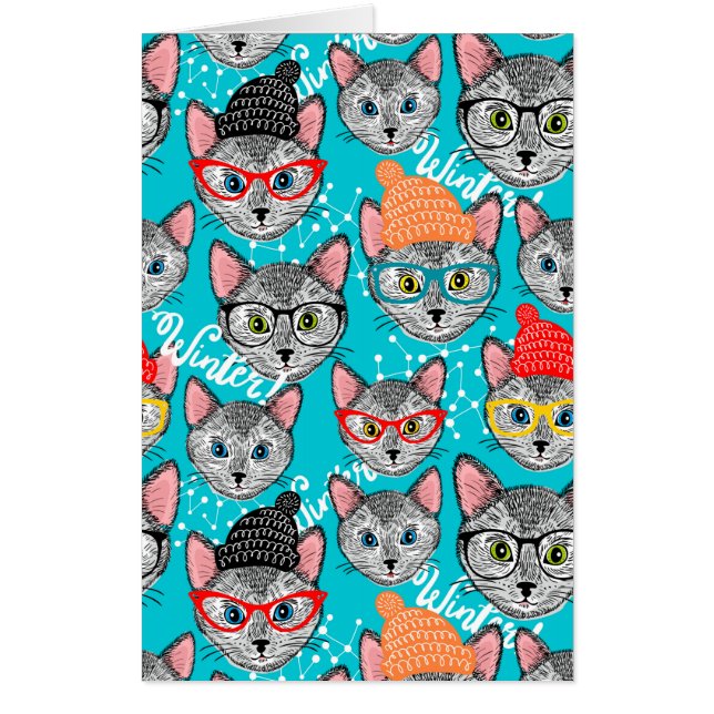 Cat in the hat card (Front)