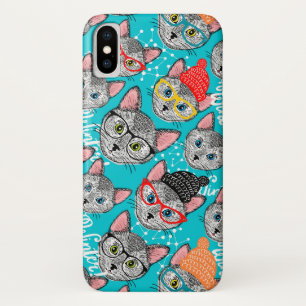 Cat in the hat iPhone x case