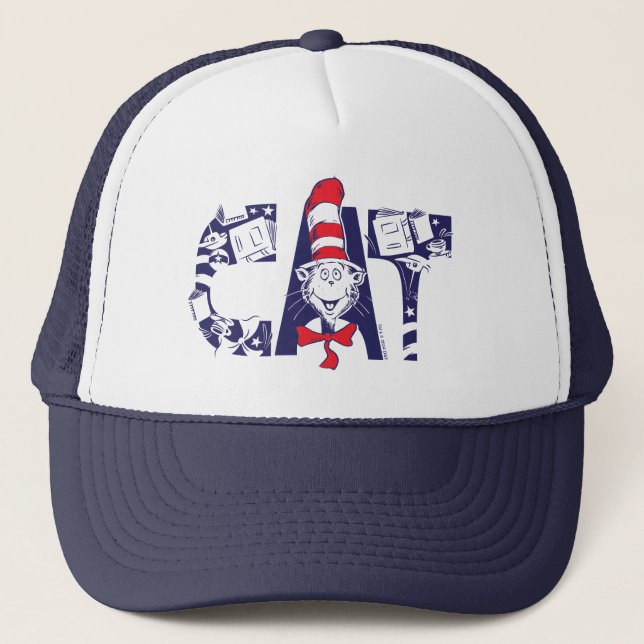 Cat In the Hat | Cat Face Text (Front)