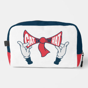 Cat In the Hat Cat Text Bow Tie Dopp Kit
