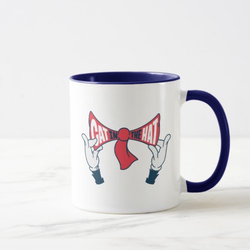 Cat In the Hat  Cat Text Bow Tie Mug