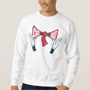 Cat In the Hat Cat Text Bow Tie Sweatshirt