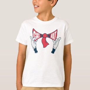 Cat In the Hat Cat Text Bow Tie T-Shirt