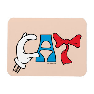 Cat In the Hat Cat Text Magnet