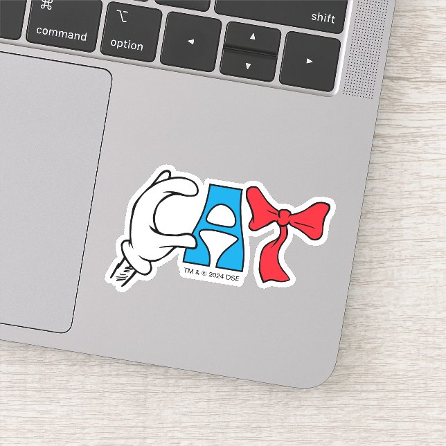 Cat In the Hat | Cat Text Sticker (Detail)