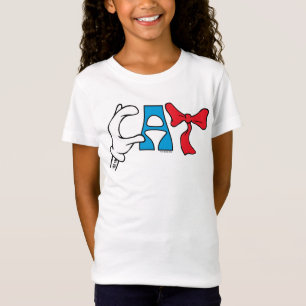 Cat In the Hat   Cat Text T-Shirt