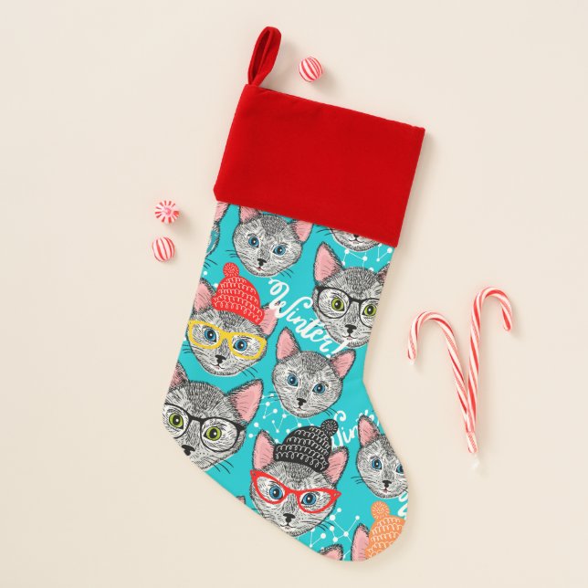 Cat in the hat christmas stocking (Front)