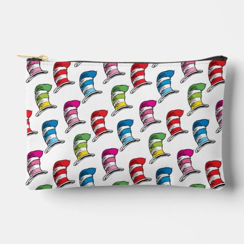 Cat In The Hat Colorful Hat Pattern Accessory Pouch