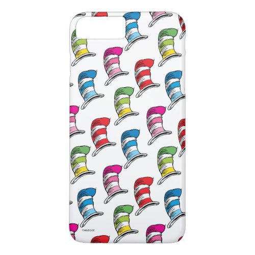 Cat In The Hat Colorful Hat Pattern iPhone 8 Plus7 Plus Case