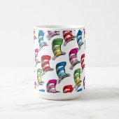 Cat In The Hat Colorful Hat Pattern Coffee Mug (Center)