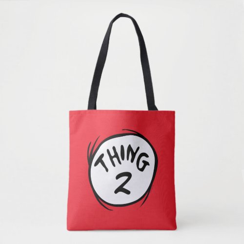 Cat in the Hat Custom Thing Two Tote Bag