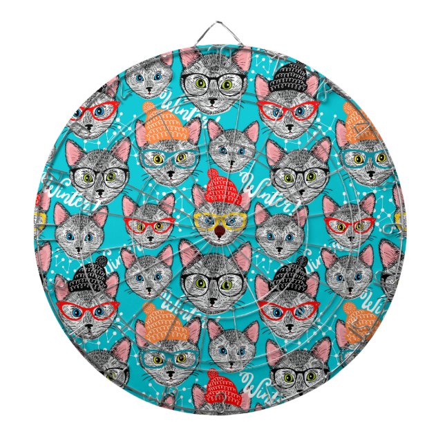 Cat in the hat dart board (Front)