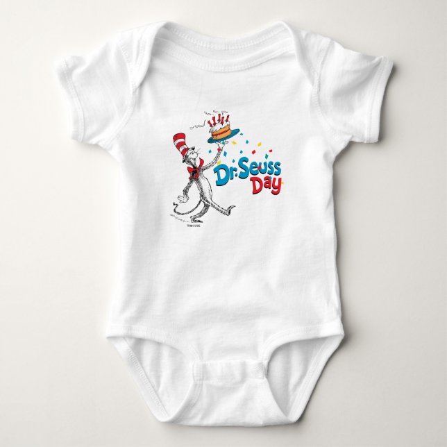 Cat in the Hat | Dr. Seuss Day Baby Bodysuit (Front)
