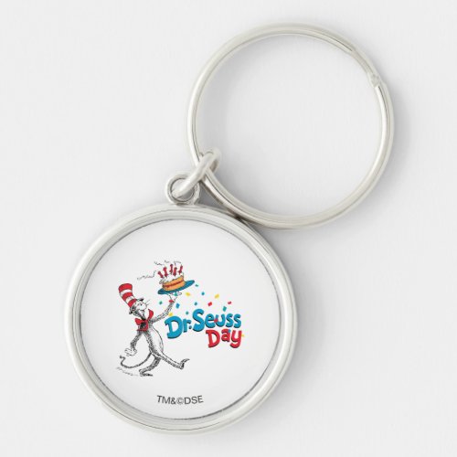 Cat in the Hat  Dr Seuss Day Keychain