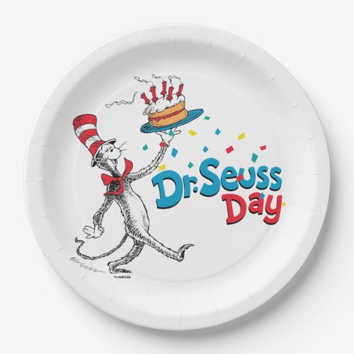 Cat in the Hat  Dr Seuss Day Paper Plates