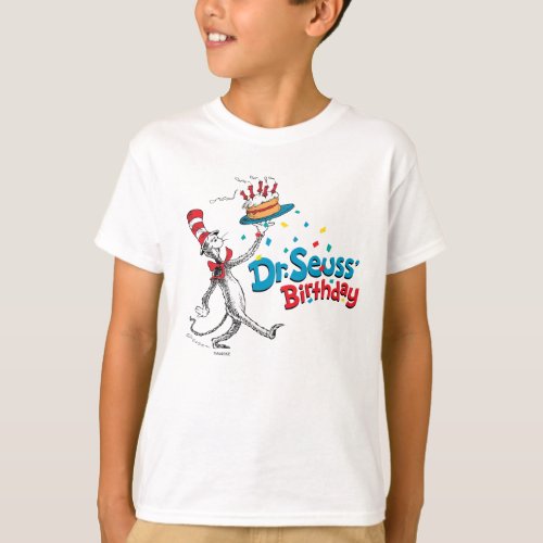 Cat in the Hat  Dr Seusss Birthday T_Shirt