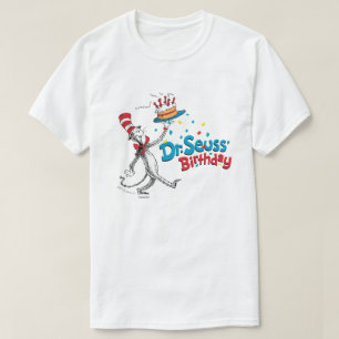 Cat in the Hat Dr. Seuss's Birthday T-Shirt