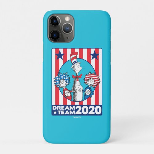 Cat in the Hat  Dream Team 2020 iPhone 11 Pro Case