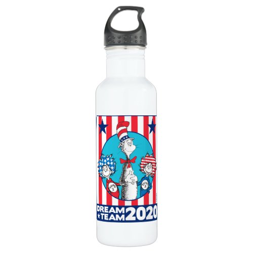 Cat in the Hat  Dream Team 2020 Stainless Steel Water Bottle