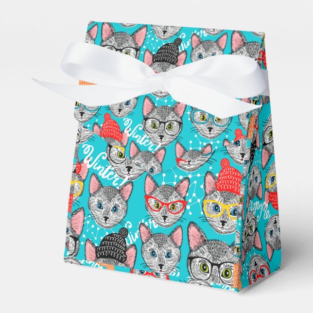 Cat in the hat favor boxes (Front Side)