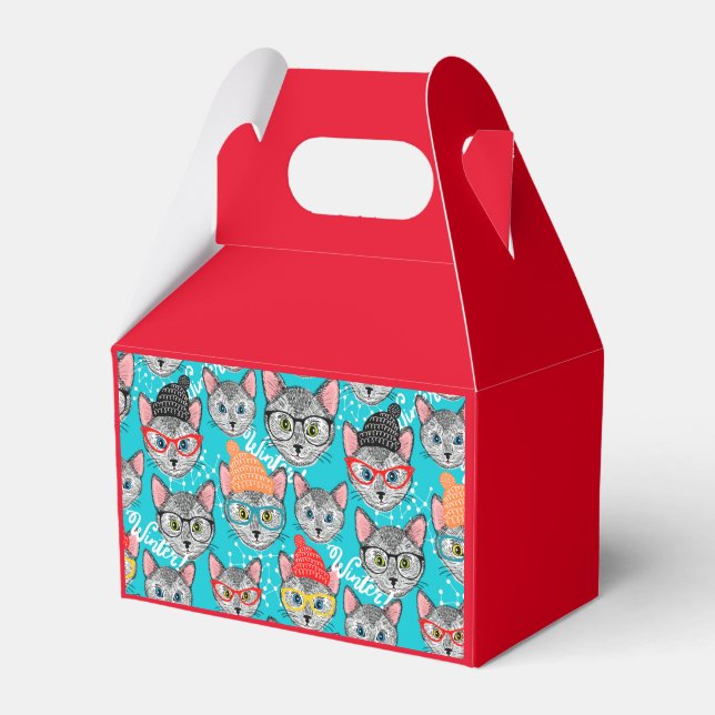Cat in the hat favor boxes (Front Side)