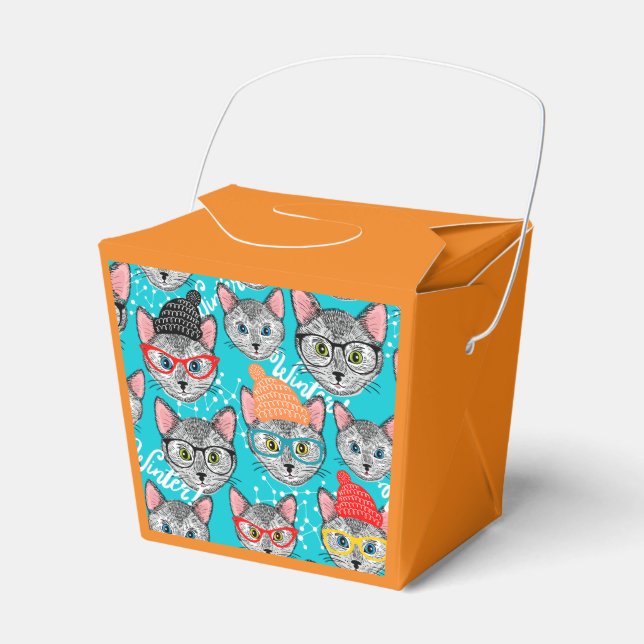Cat in the hat  favor boxes (Front Side)