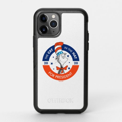 Cat in the Hat for President OtterBox Symmetry iPhone 11 Pro Case