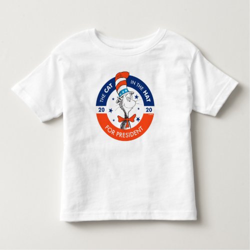 Cat in the Hat for President Toddler T_shirt