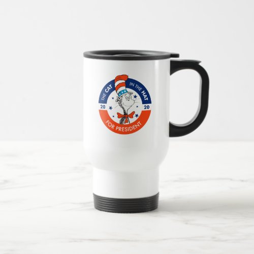 Cat in the Hat for President Travel Mug