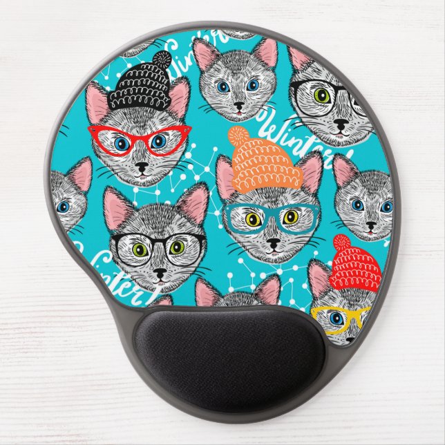 Cat in the hat gel mouse pad (Front)