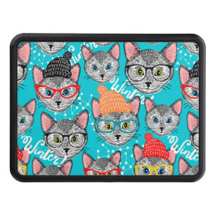 Cat in the hat hitch cover